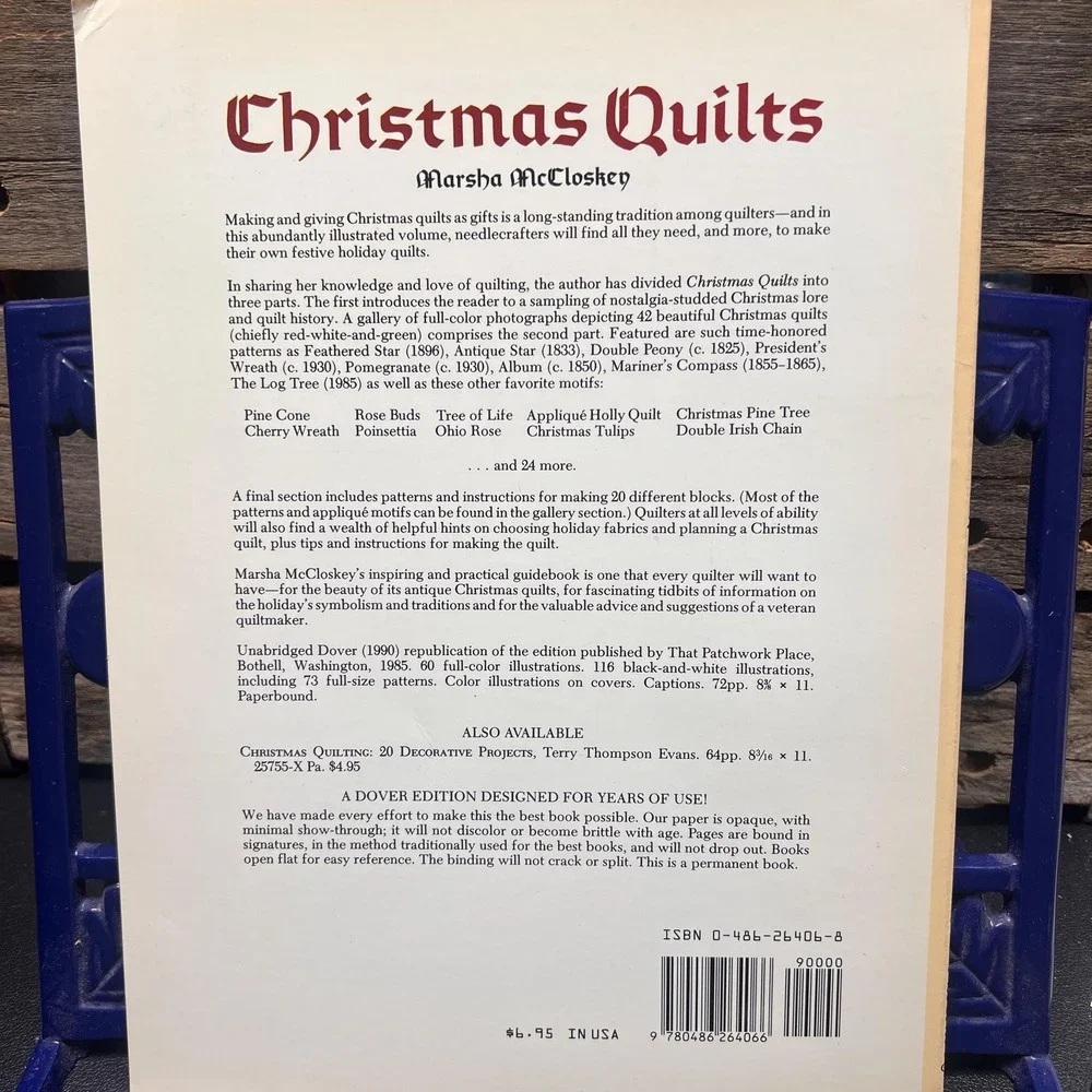 Christmas Quilts by Marsha McCloskey, vintage 1985